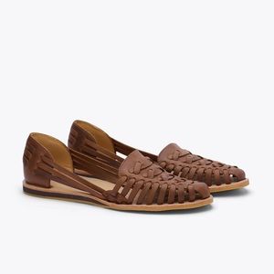 Nisolo Women's Huarache Sandal, size 7.5 in brown